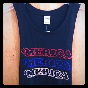 4th of July PINK tank